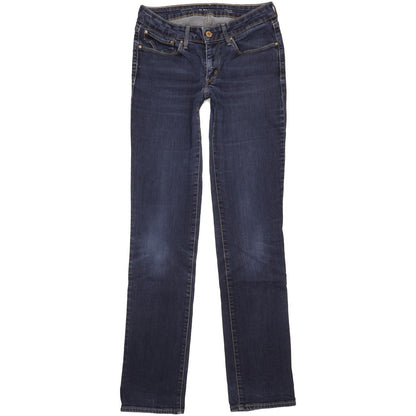 Levi's Demi Curve Women Blue Straight Slim Stretch Jeans W30 L33