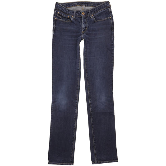 Levi's Demi Curve Women Blue Straight Slim Stretch Jeans W30 L33