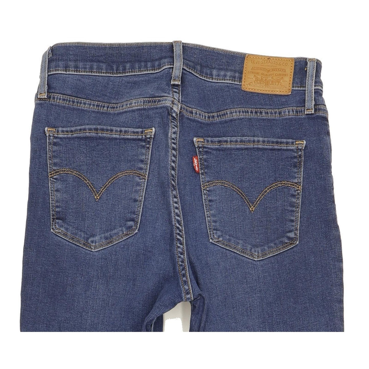 Levi's 724 Women Blue Straight Slim Stretch Jeans W29 L31
