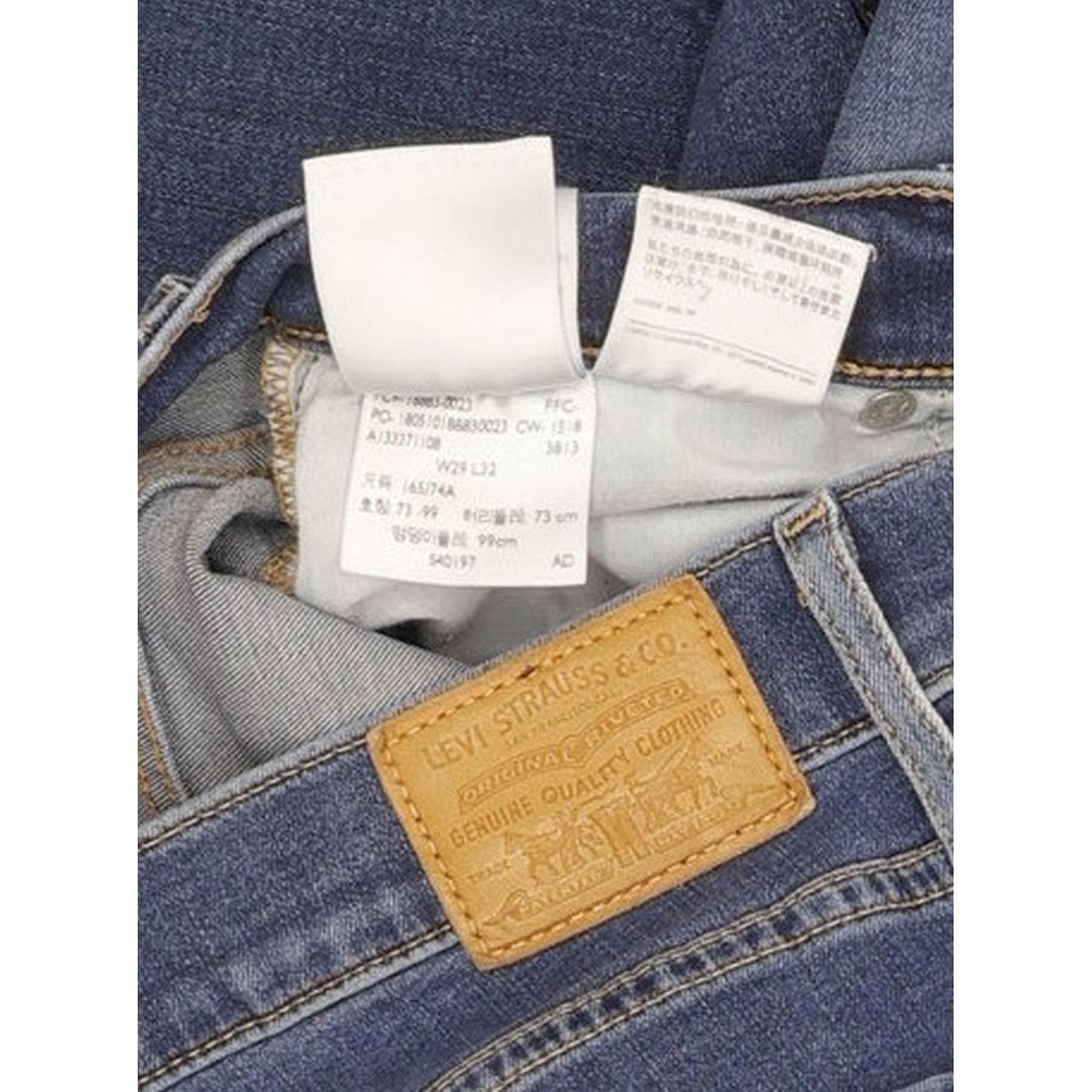 Levi's 724 Women Blue Straight Slim Stretch Jeans W29 L31