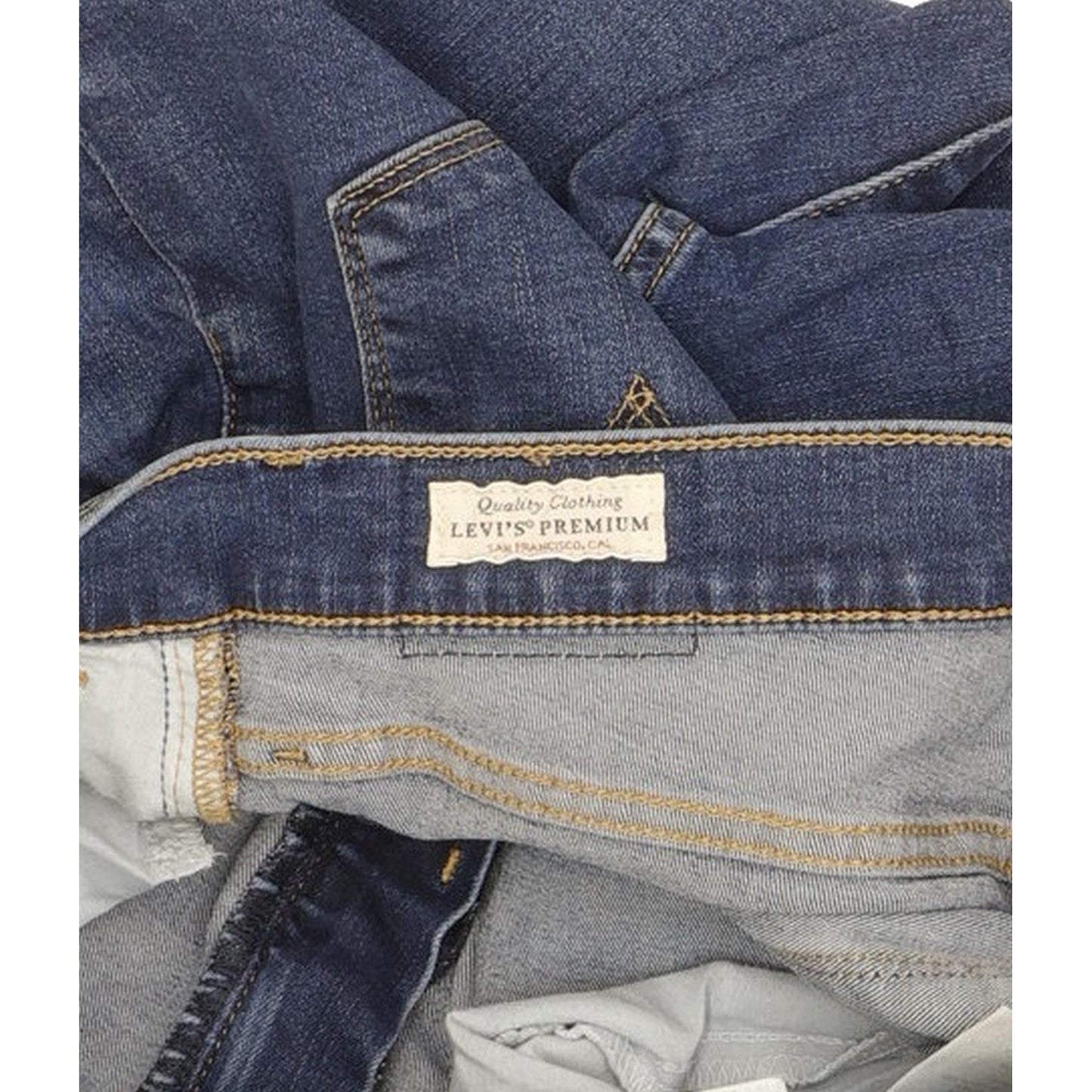 Levi's 724 Women Blue Straight Slim Stretch Jeans W29 L31
