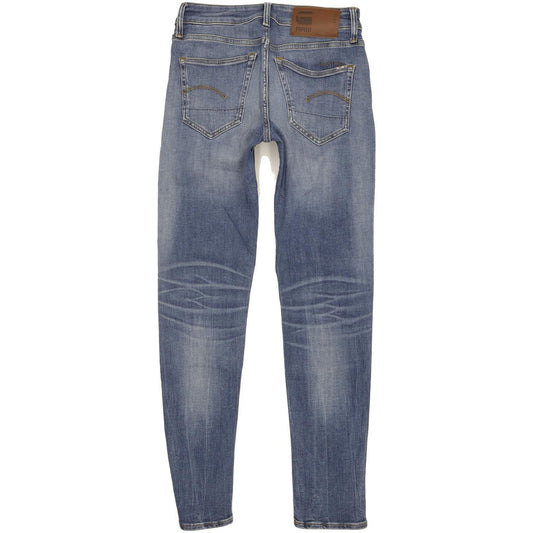 G-Star 3301 Men Blue Skinny Slim Stretch Jeans W28 L32
