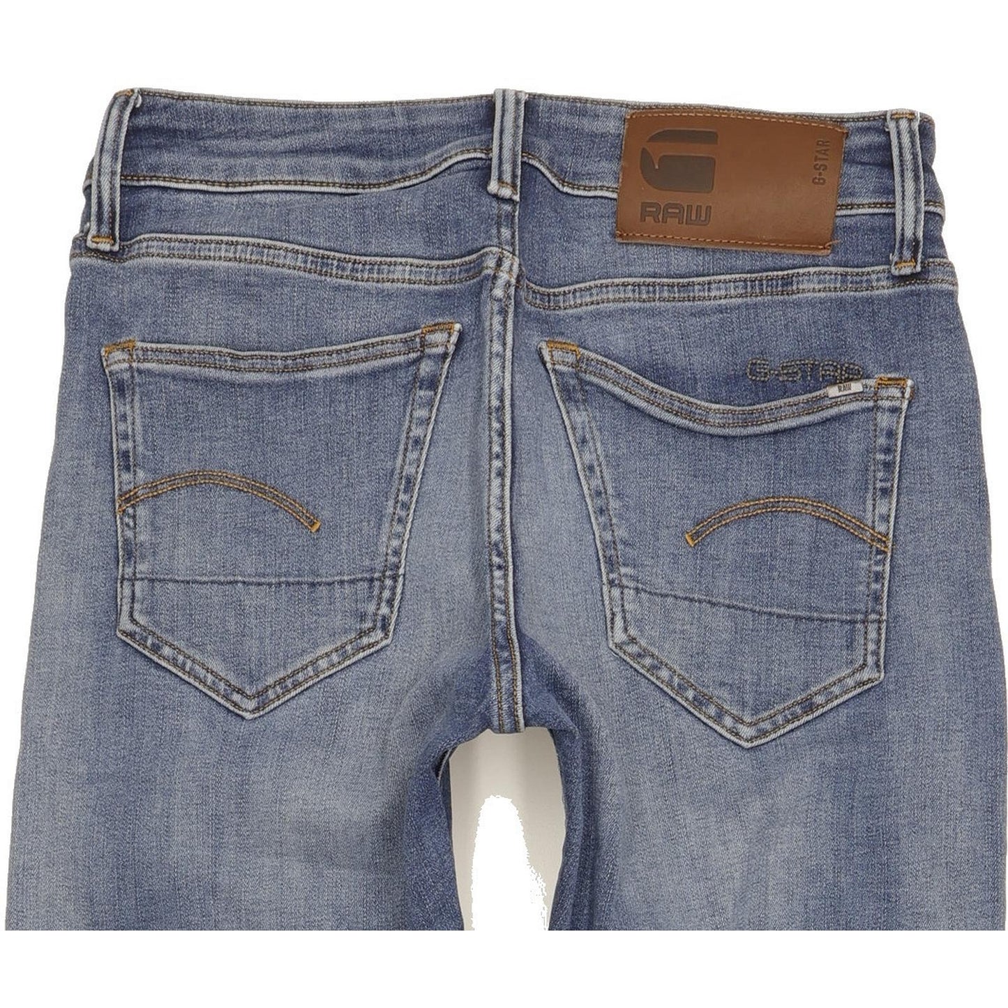 G-Star 3301 Men Blue Skinny Slim Stretch Jeans W28 L32