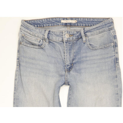 Levi's 712 Women Blue Straight Slim Stretch Jeans W28 L32