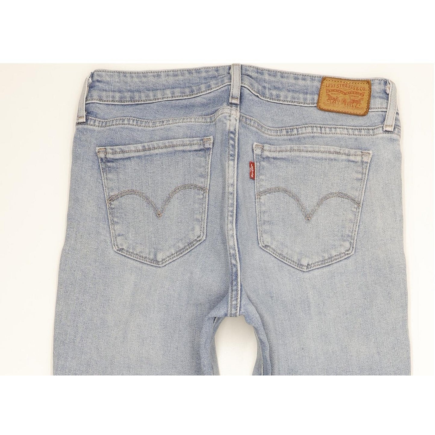 Levi's 712 Women Blue Straight Slim Stretch Jeans W28 L32