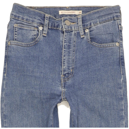 Levi's Mile Women Blue Skinny Slim Stretch Jeans W25 L32