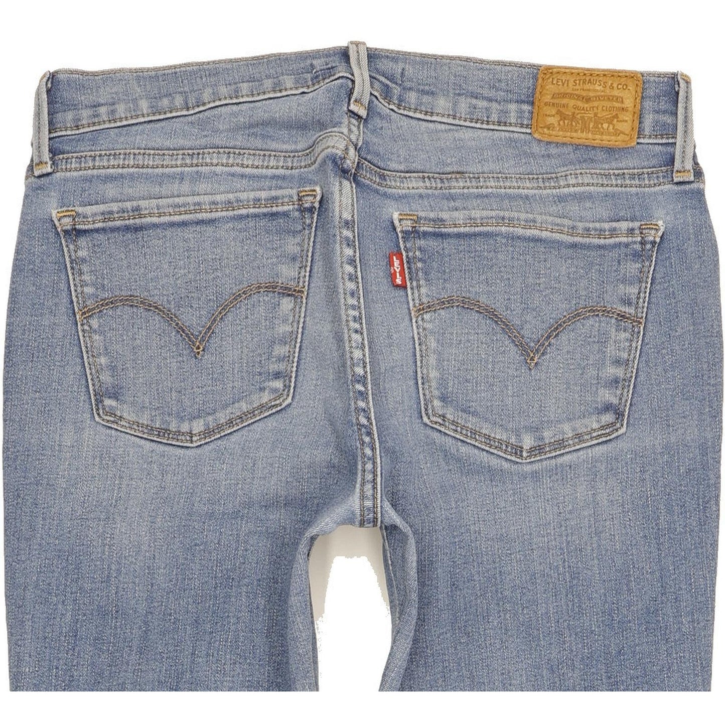 Levi's 710 Super Women Blue Skinny Slim Stretch Jeans W28 L27