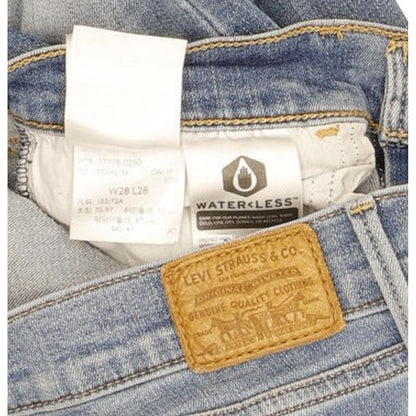 Levi's 710 Super Women Blue Skinny Slim Stretch Jeans W28 L27