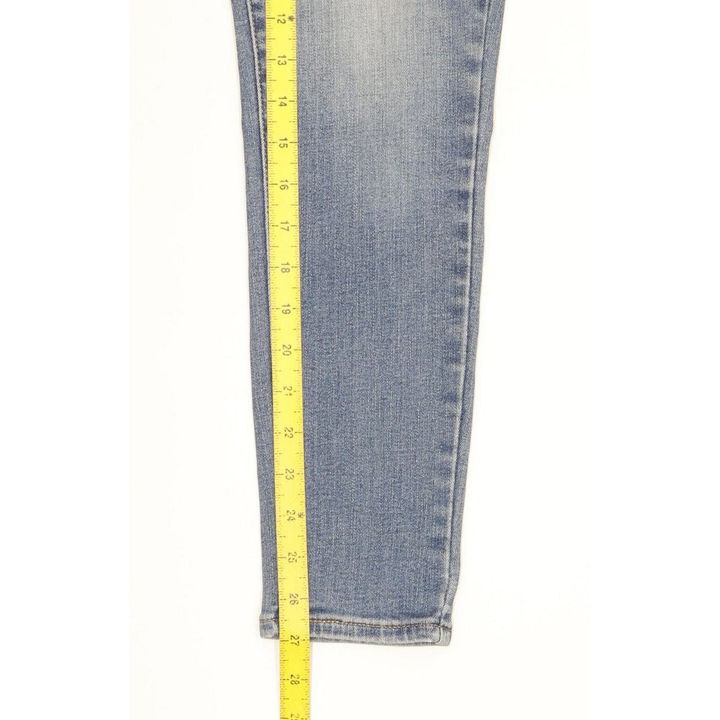 Levi's 710 Super Women Blue Skinny Slim Stretch Jeans W28 L27