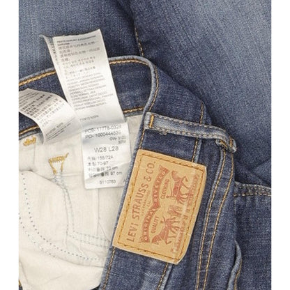Levi's 710 Super Women Blue Skinny Slim Stretch Jeans W28 L28