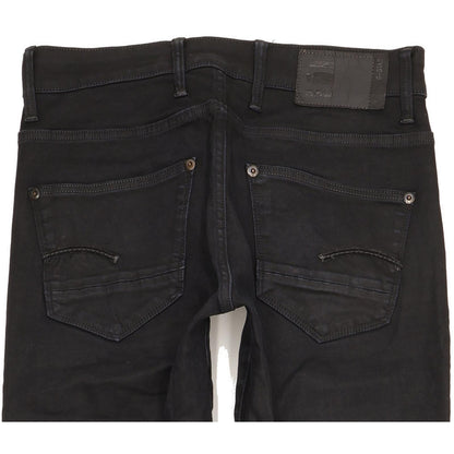 G-Star Revend Men Black Skinny Slim Stretch Jeans W28 L33