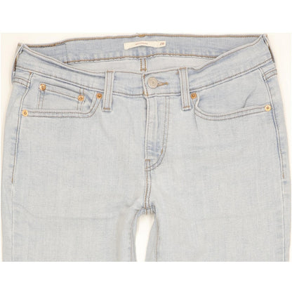 Levi's Women Blue Skinny Slim Boyfriend Stretch Jeans W28 L30