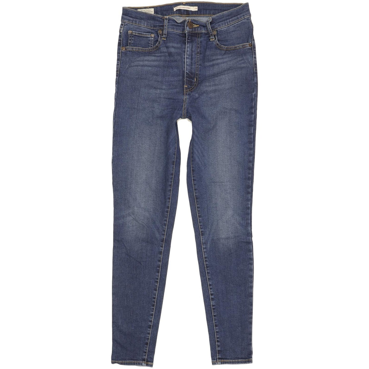 Levi's Mile Blue Skinny Slim Stretch Jeans High Waisted W28 L28