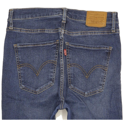 Levi's Mile Blue Skinny Slim Stretch Jeans High Waisted W28 L28