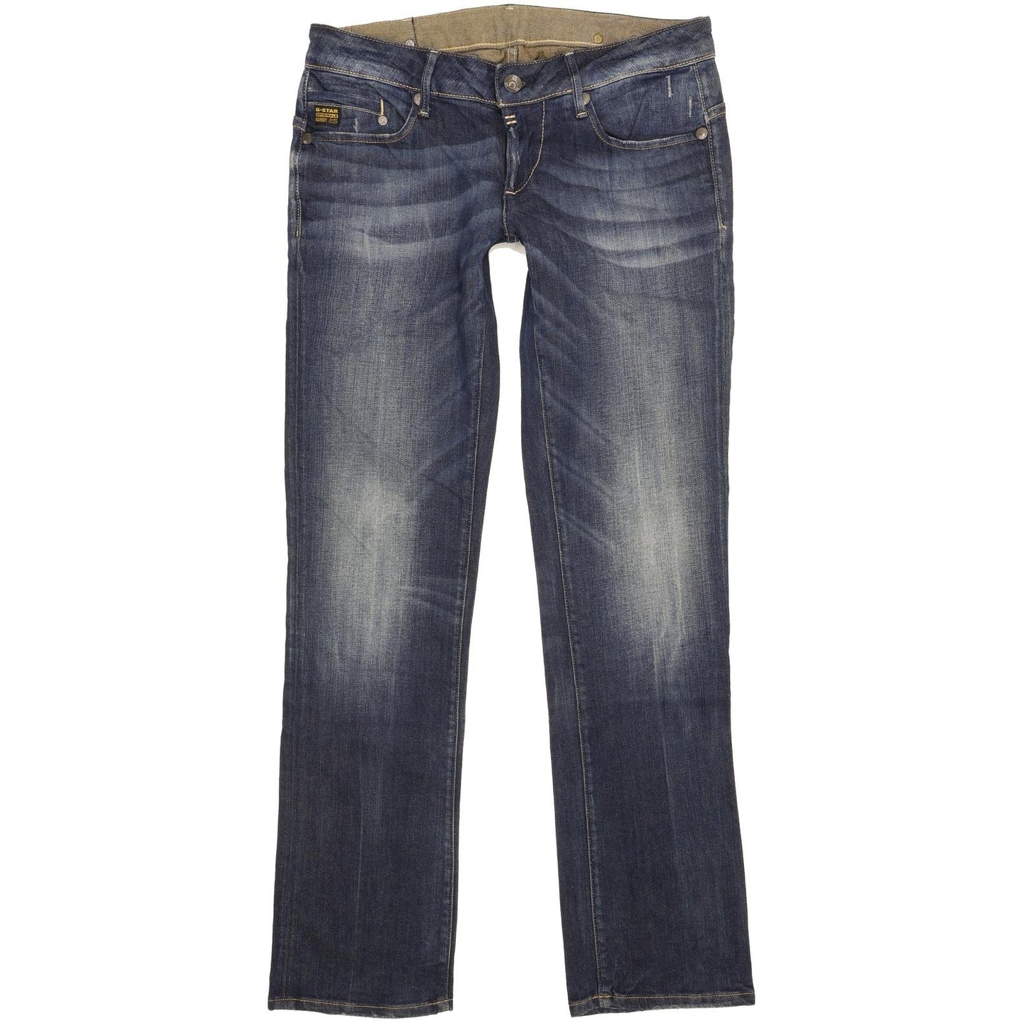 G-Star Midge Women Blue Straight Slim Stretch Jeans W31 L32
