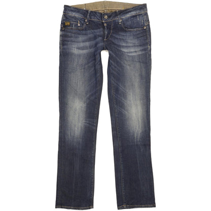G-Star Midge Women Blue Straight Slim Stretch Jeans W31 L32