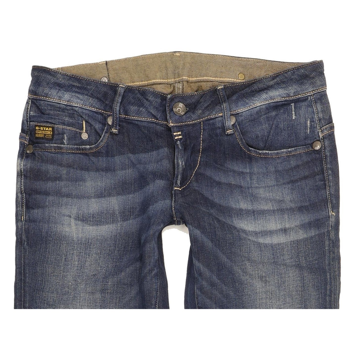 G-Star Midge Women Blue Straight Slim Stretch Jeans W31 L32