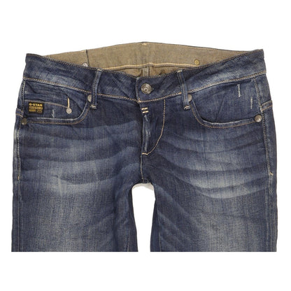 G-Star Midge Women Blue Straight Slim Stretch Jeans W31 L32