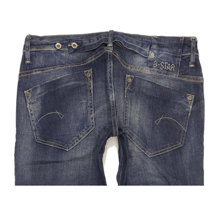 G-Star Midge Women Blue Straight Slim Stretch Jeans W31 L32