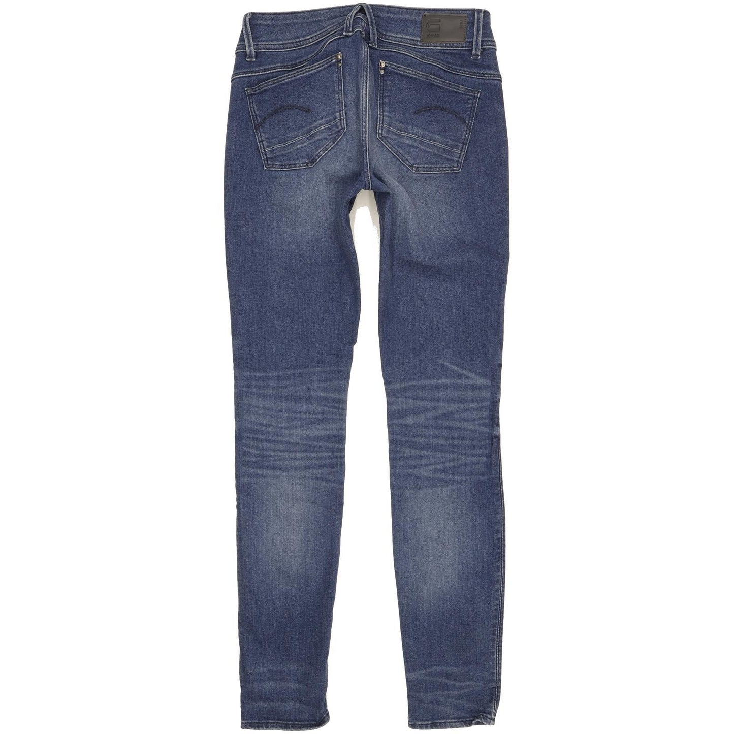 G-Star Lynn Mid Women Blue Skinny Slim Stretch Jeans W29 L32