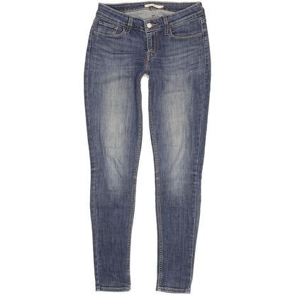 Levi's 535 Women Blue Skinny Slim Stretch Jeans W28 L30