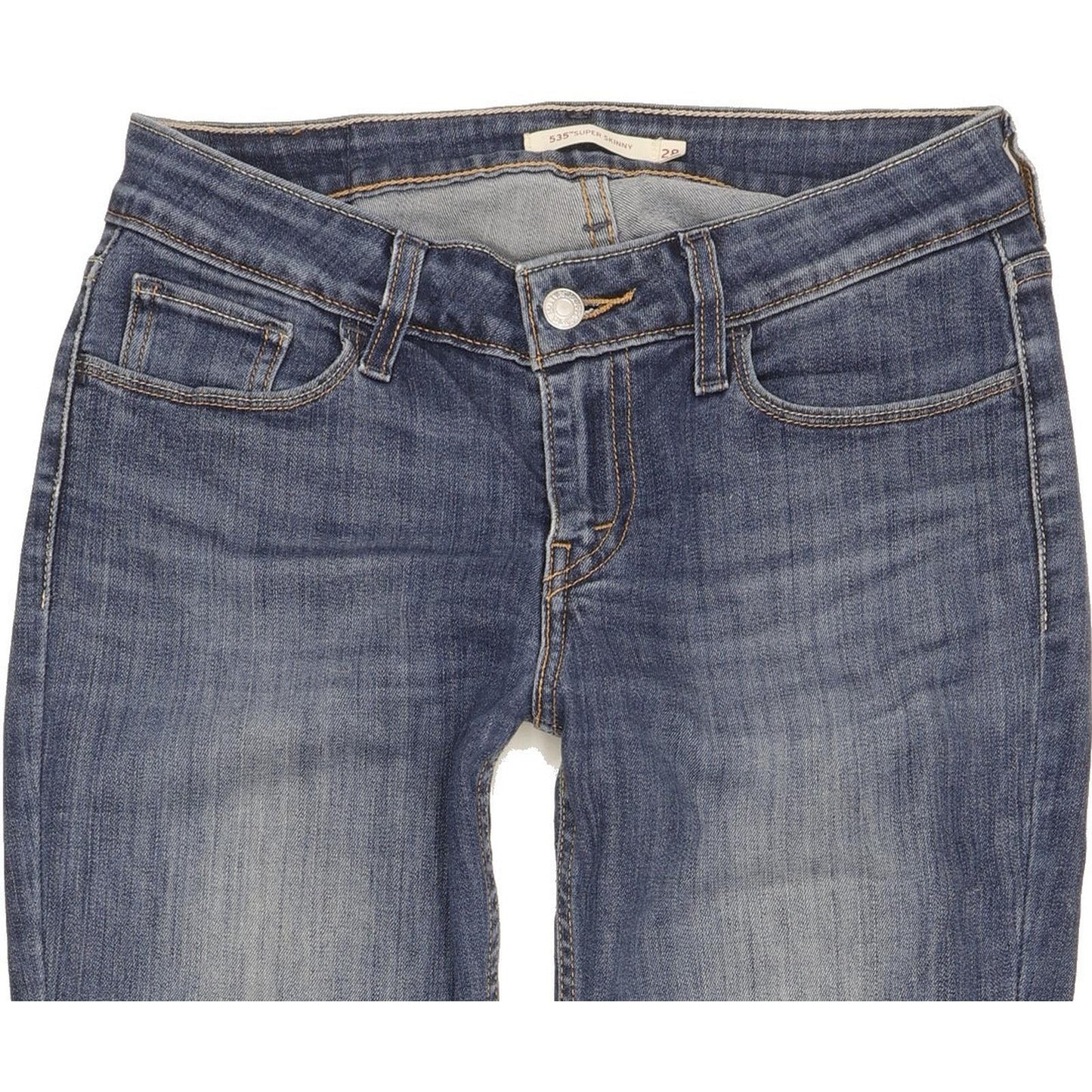 Levi's 535 Women Blue Skinny Slim Stretch Jeans W28 L30