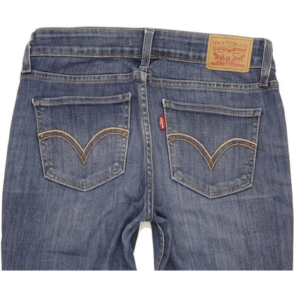 Levi's 535 Women Blue Skinny Slim Stretch Jeans W28 L30
