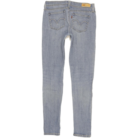 Levi's Women Blue Skinny Slim Stretch Jeans W28 L31