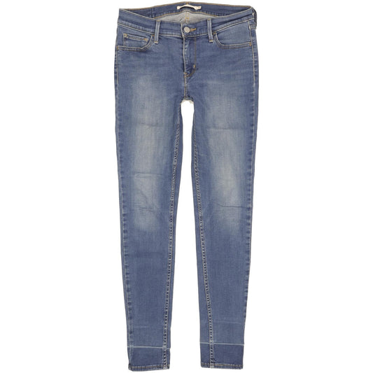 Levi's 710 Super Women Blue Skinny Slim Stretch Jeans W29 L30