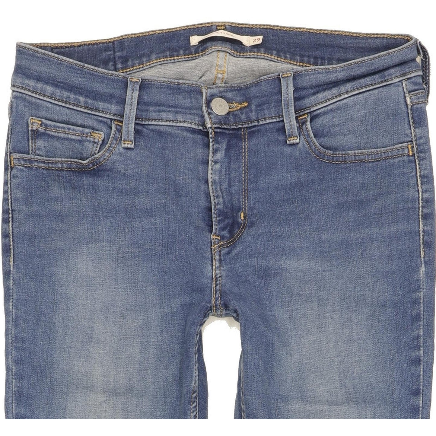 Levi's 710 Super Women Blue Skinny Slim Stretch Jeans W29 L30