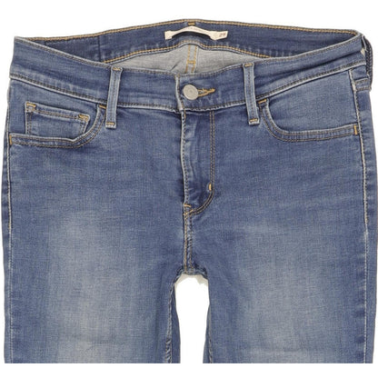 Levi's 710 Super Women Blue Skinny Slim Stretch Jeans W29 L30
