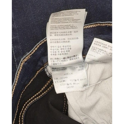 Levi's 710 Super Women Navy Skinny Slim Stretch Jeans W25 L29