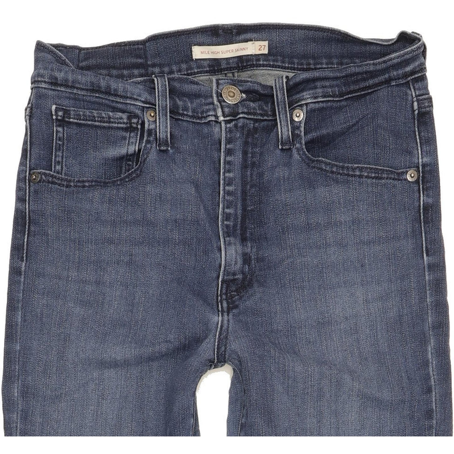 Levi's Mile Women Blue Skinny Slim Stretch Jeans W27 L34