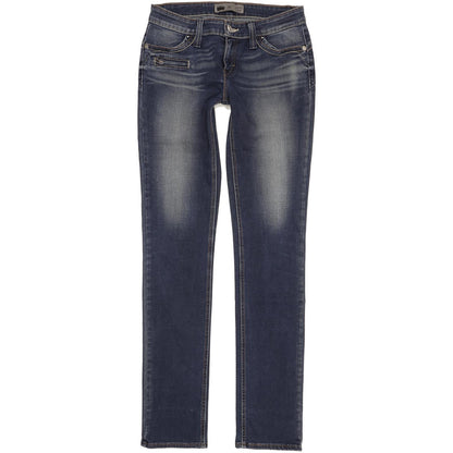 Levi's Revel Demi Curve Women Blue Straight Slim Stretch Jeans W29 L34