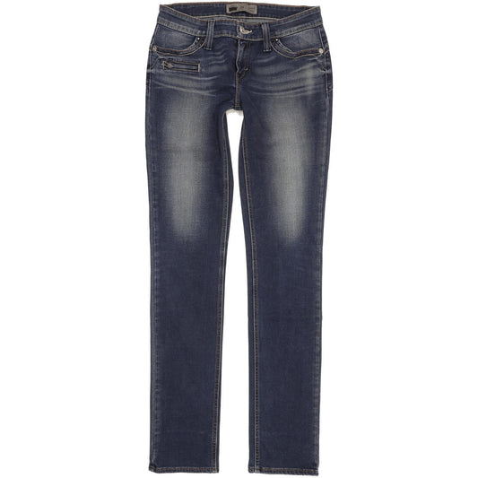 Levi's Revel Demi Curve Women Blue Straight Slim Stretch Jeans W29 L34