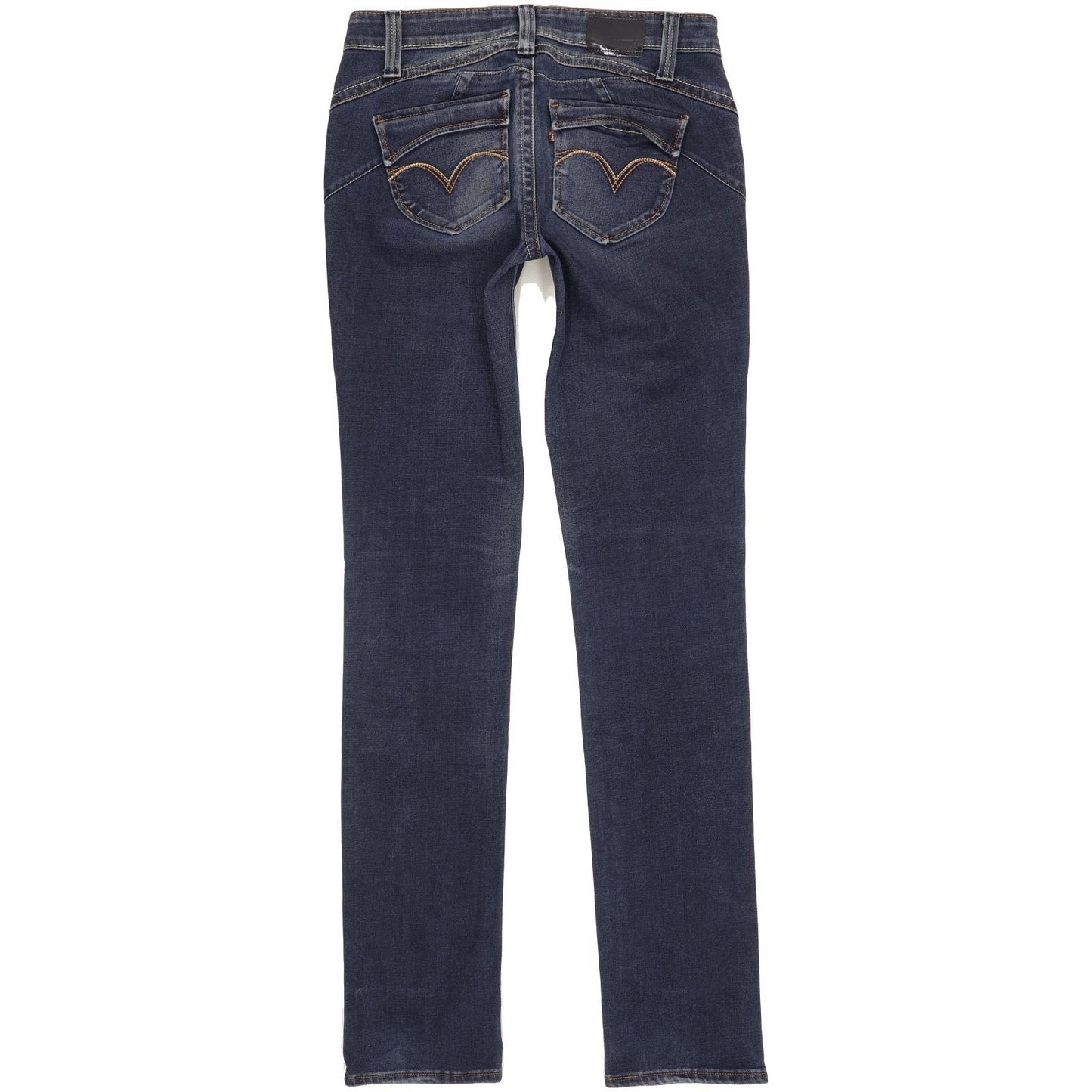 Levi's Revel Demi Curve Women Blue Straight Slim Stretch Jeans W29 L34