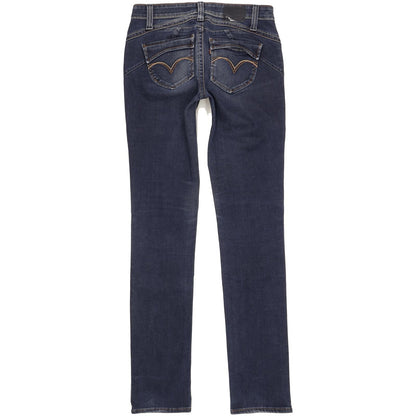 Levi's Revel Demi Curve Women Blue Straight Slim Stretch Jeans W29 L34