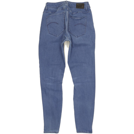 G-Star Shape Women Blue Skinny Slim Jeans W31 L30