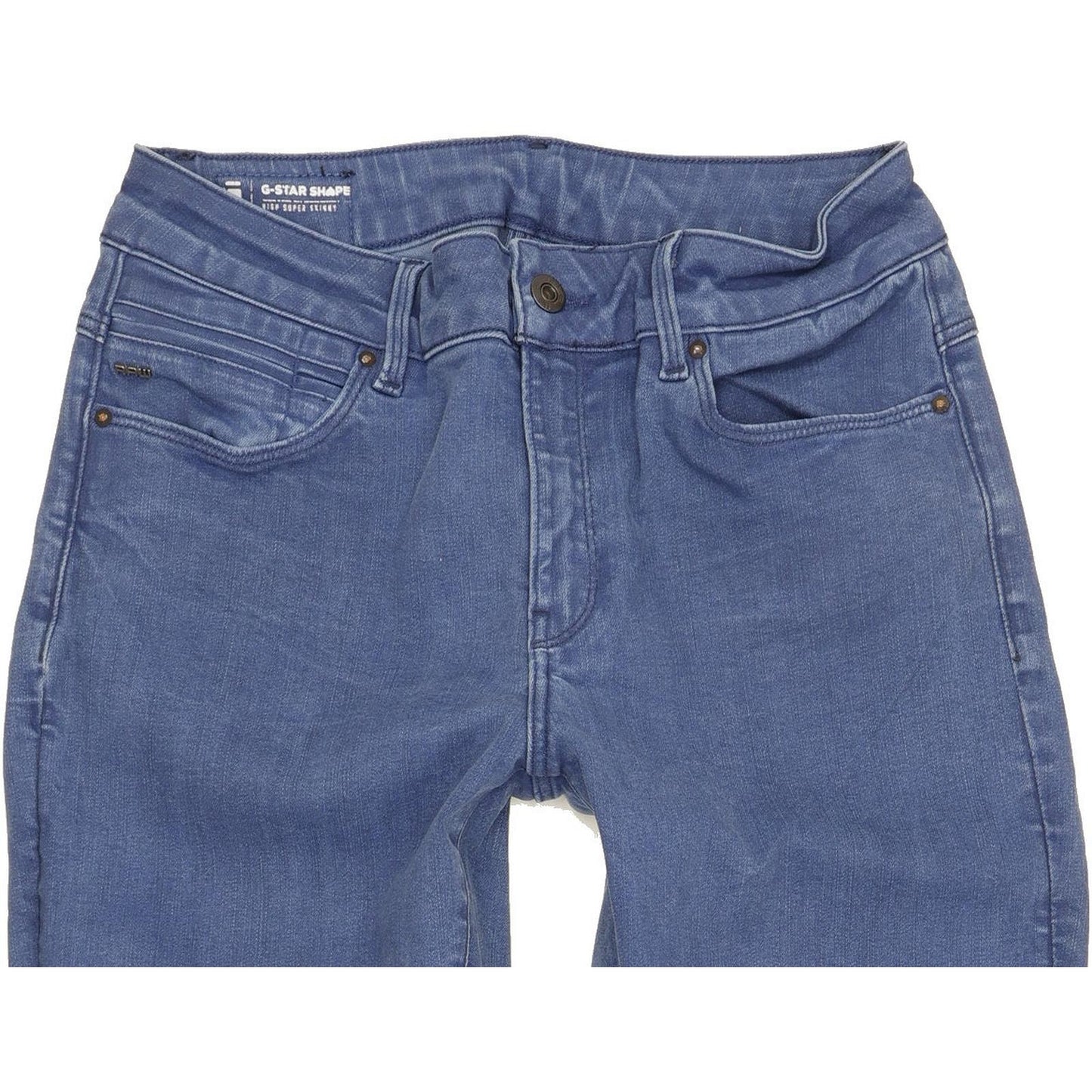 G-Star Shape Women Blue Skinny Slim Jeans W31 L30