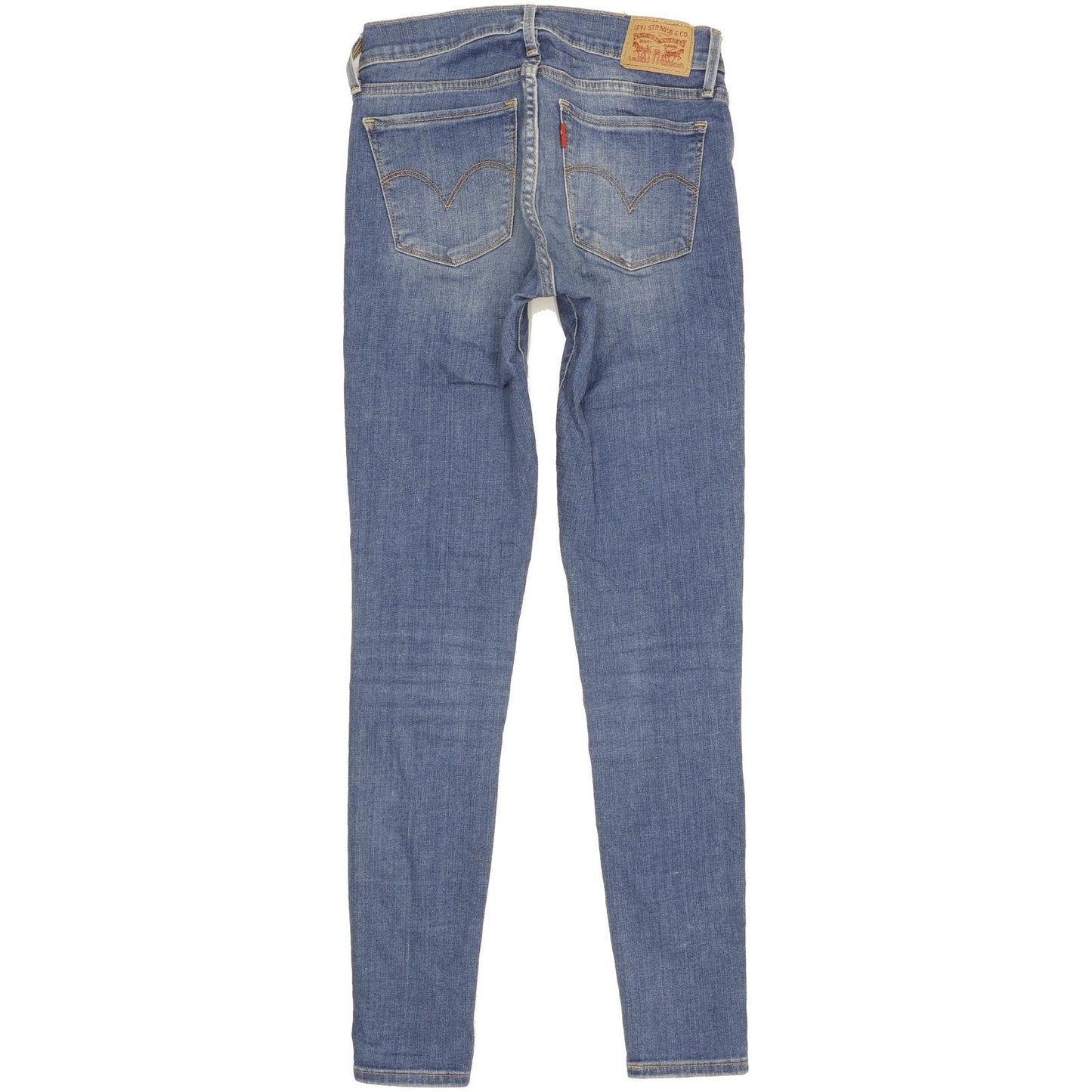 Levi's 710 Super Filiforme Women Blue Skinny Slim Stretch Jeans W26 L30