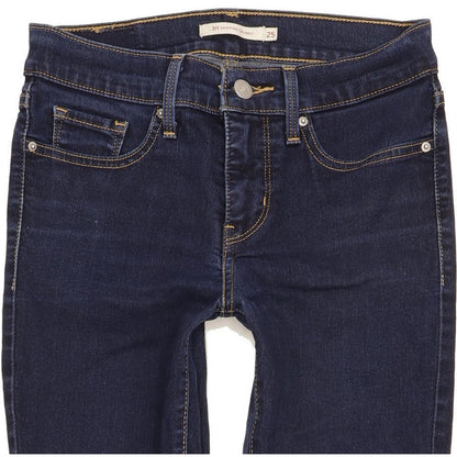 Levi's 311 Shaping Women Blue Skinny Slim Stretch Jeans W25 L29