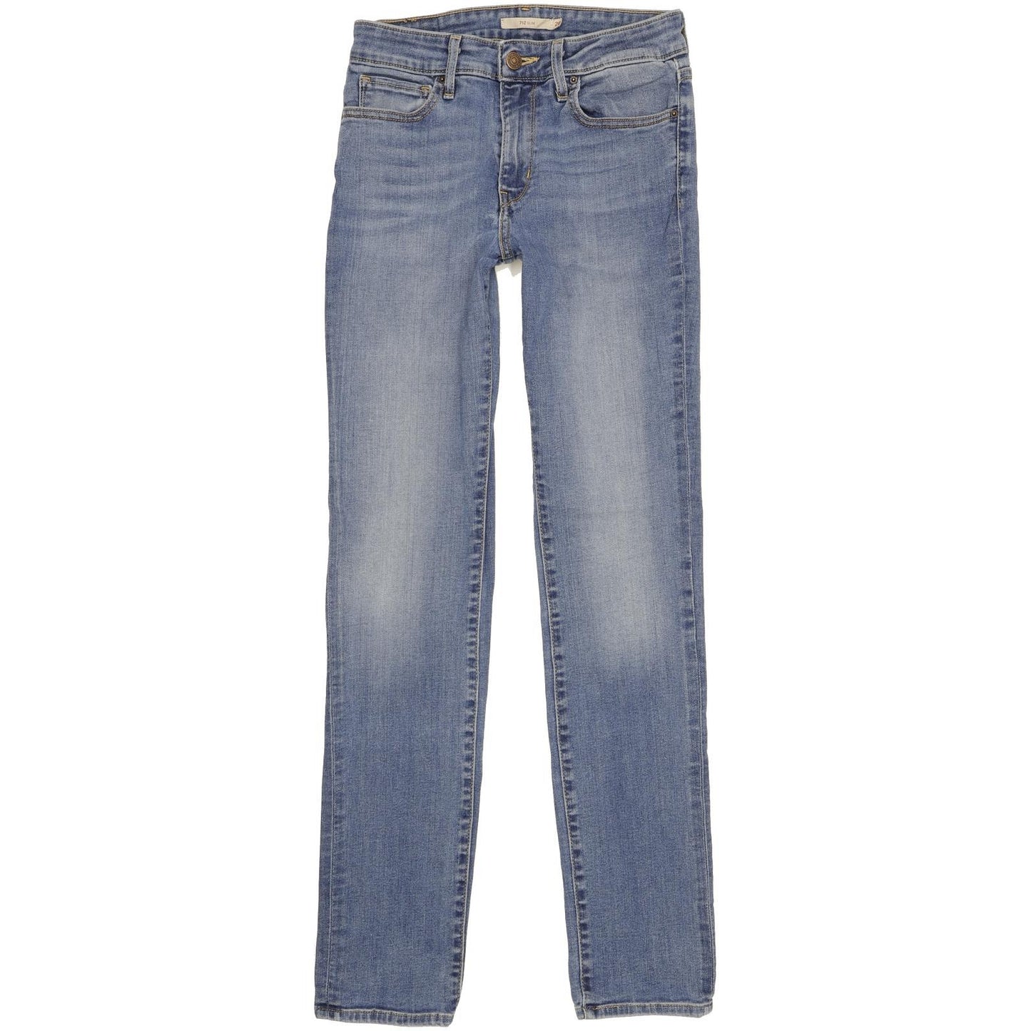 Levi's 712 Women Blue Straight Slim Stretch Jeans W28 L32