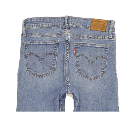 Levi's 712 Women Blue Straight Slim Stretch Jeans W28 L31