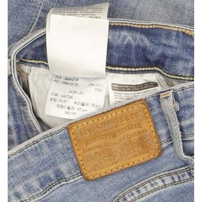 Levi's 712 Women Blue Straight Slim Stretch Jeans W28 L31