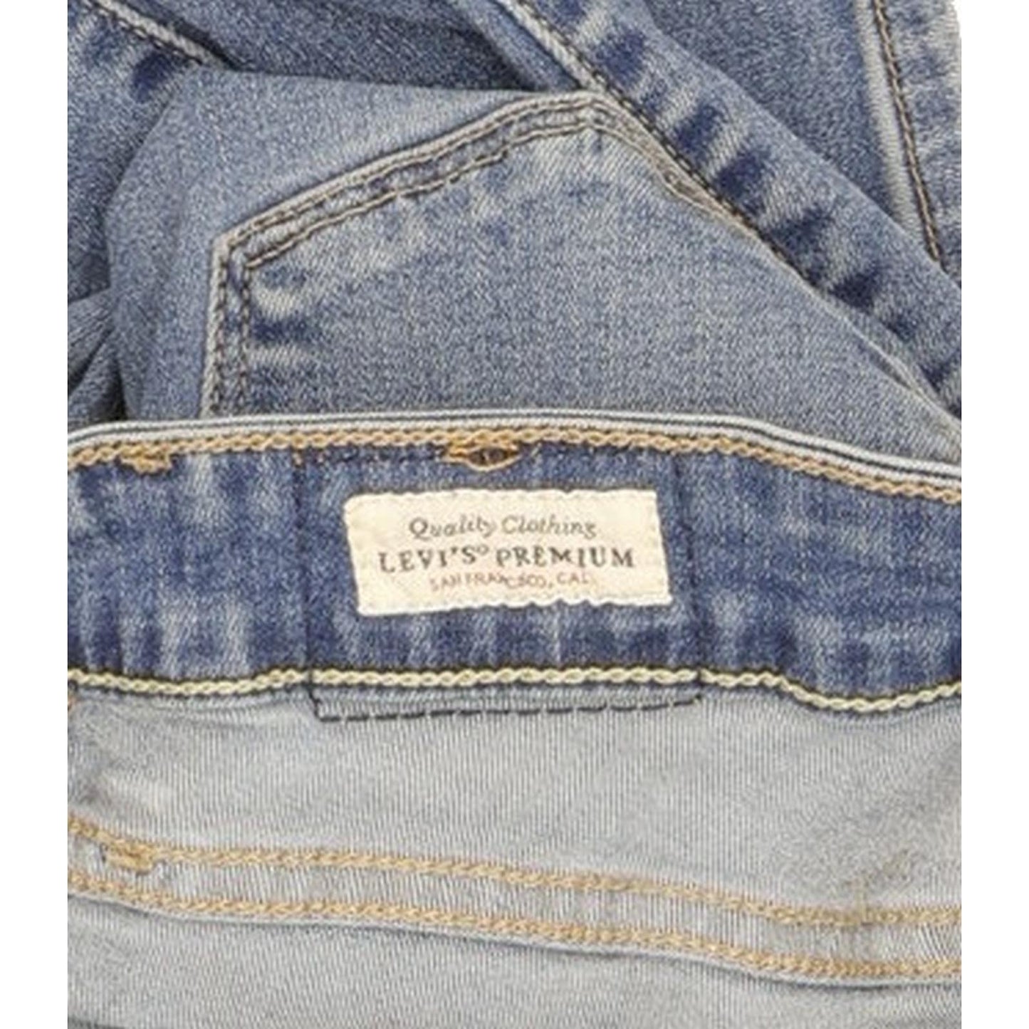 Levi's 712 Women Blue Straight Slim Stretch Jeans W28 L31