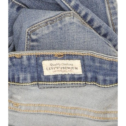 Levi's 712 Women Blue Straight Slim Stretch Jeans W28 L31