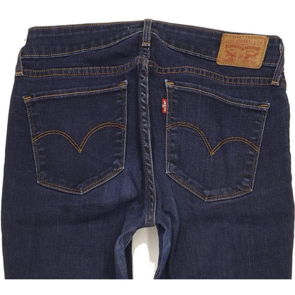 Levi's 711 Women Blue Skinny Slim Stretch Jeans W29 L30