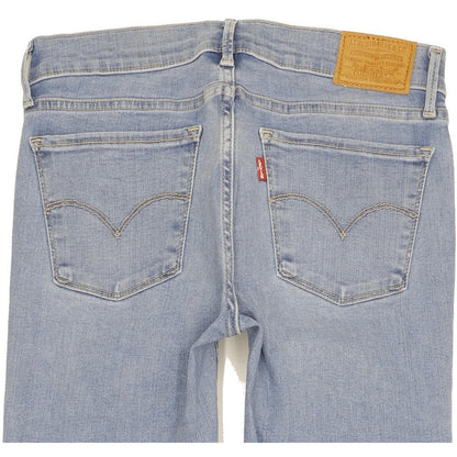 Levi's 710 Super Women Blue Skinny Slim Stretch Jeans W27 L30