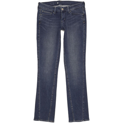 Levi's Women Blue Straight Slim Stretch Jeans W28 L31