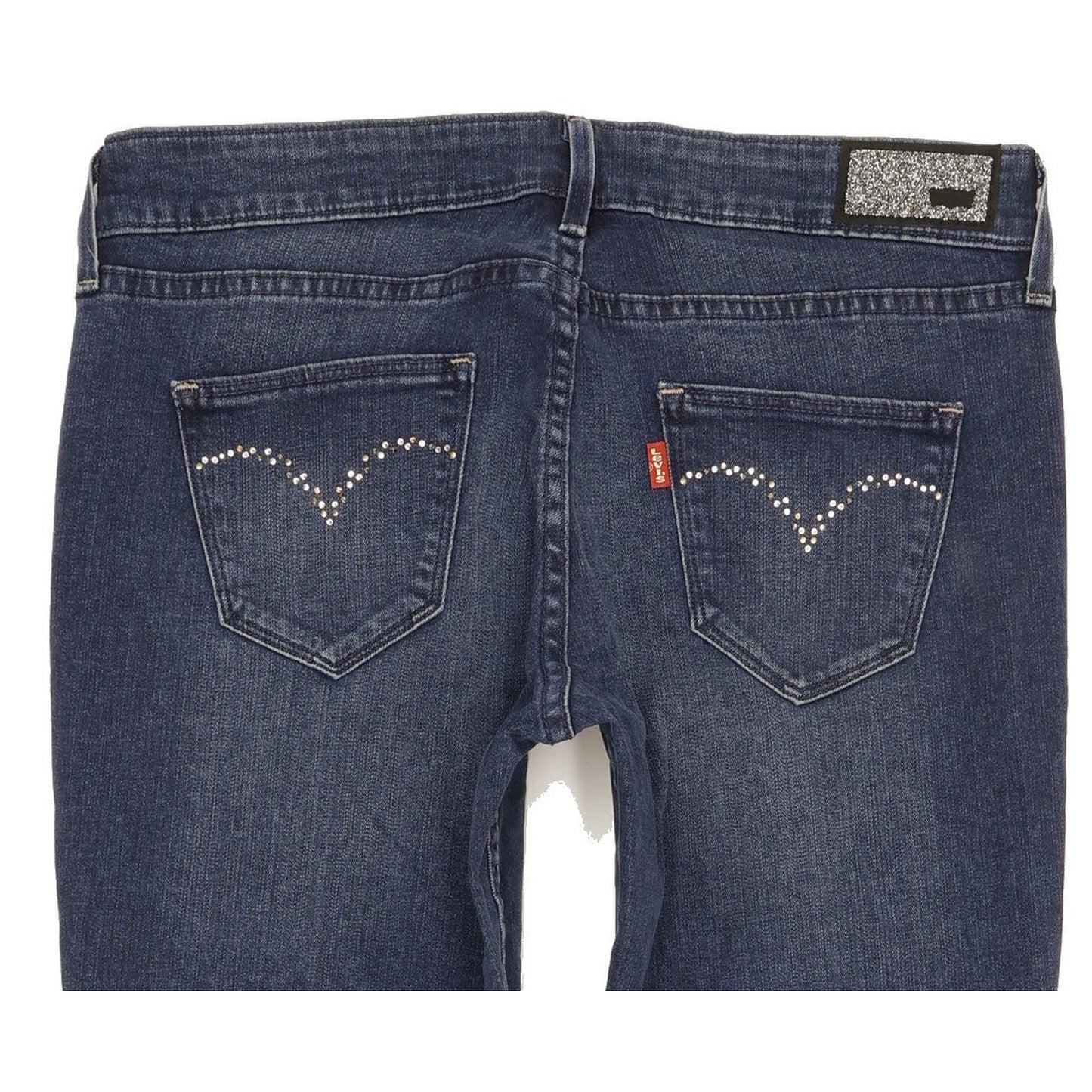 Levi's Women Blue Straight Slim Stretch Jeans W28 L31